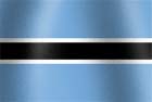 Botswana National flag graphic