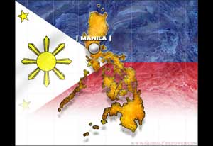 Philippines country map image